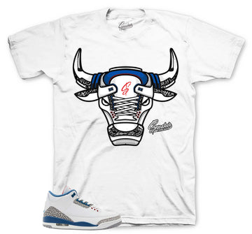 Retro 3 True Blue Shirt - War Bully