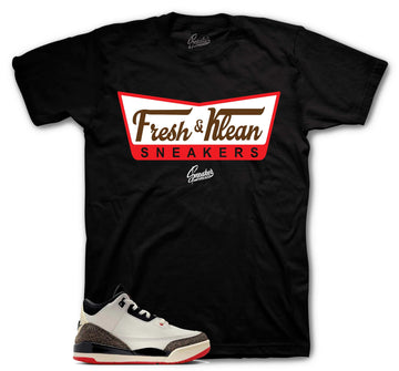 Retro 3 Worlds Best Shirt - Fresh Klean - Black