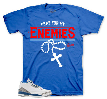 Retro 3 True Blue Shirt - Enemies - Blue