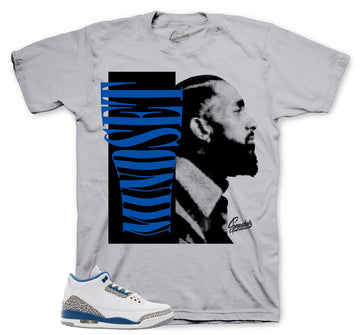 Retro 3 True Blue Shirt - Mindset
