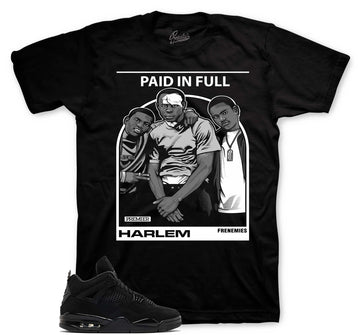 Retro 4 Black Cat Shirt - Frenemies - Black