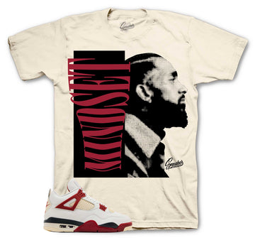 Retro 4 Brick After Brick Shirt - Mindset - Sail