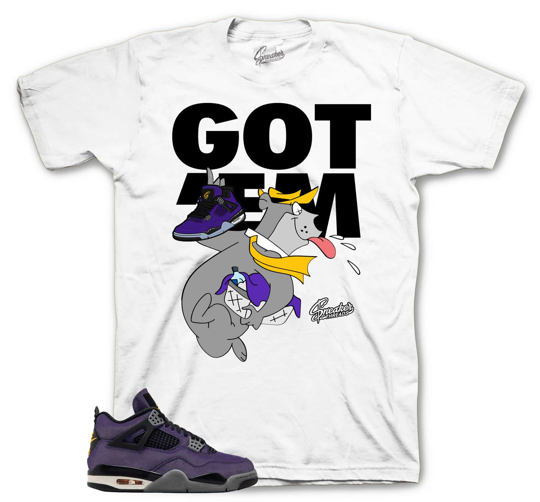 Retro 4 Imperial Purple Shirt - Finessed