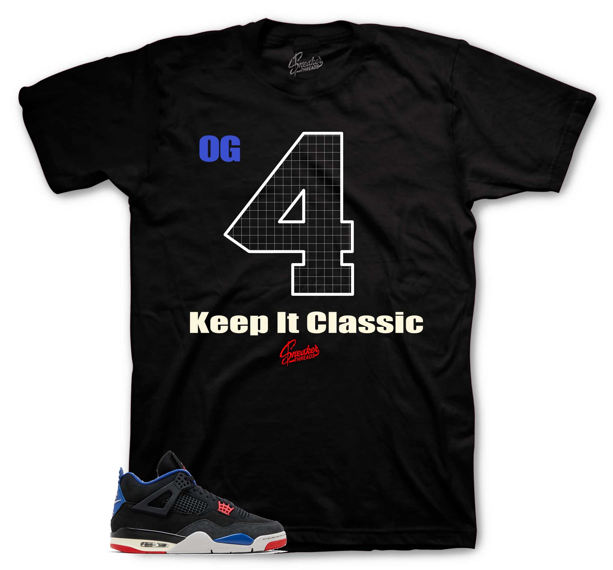 Retro 4 Rare Air Shirt - Keep It Classic - Black