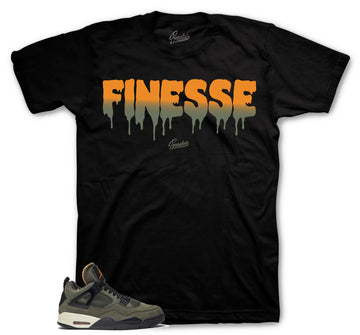 Retro 4 Deep Green - Finesse - Black