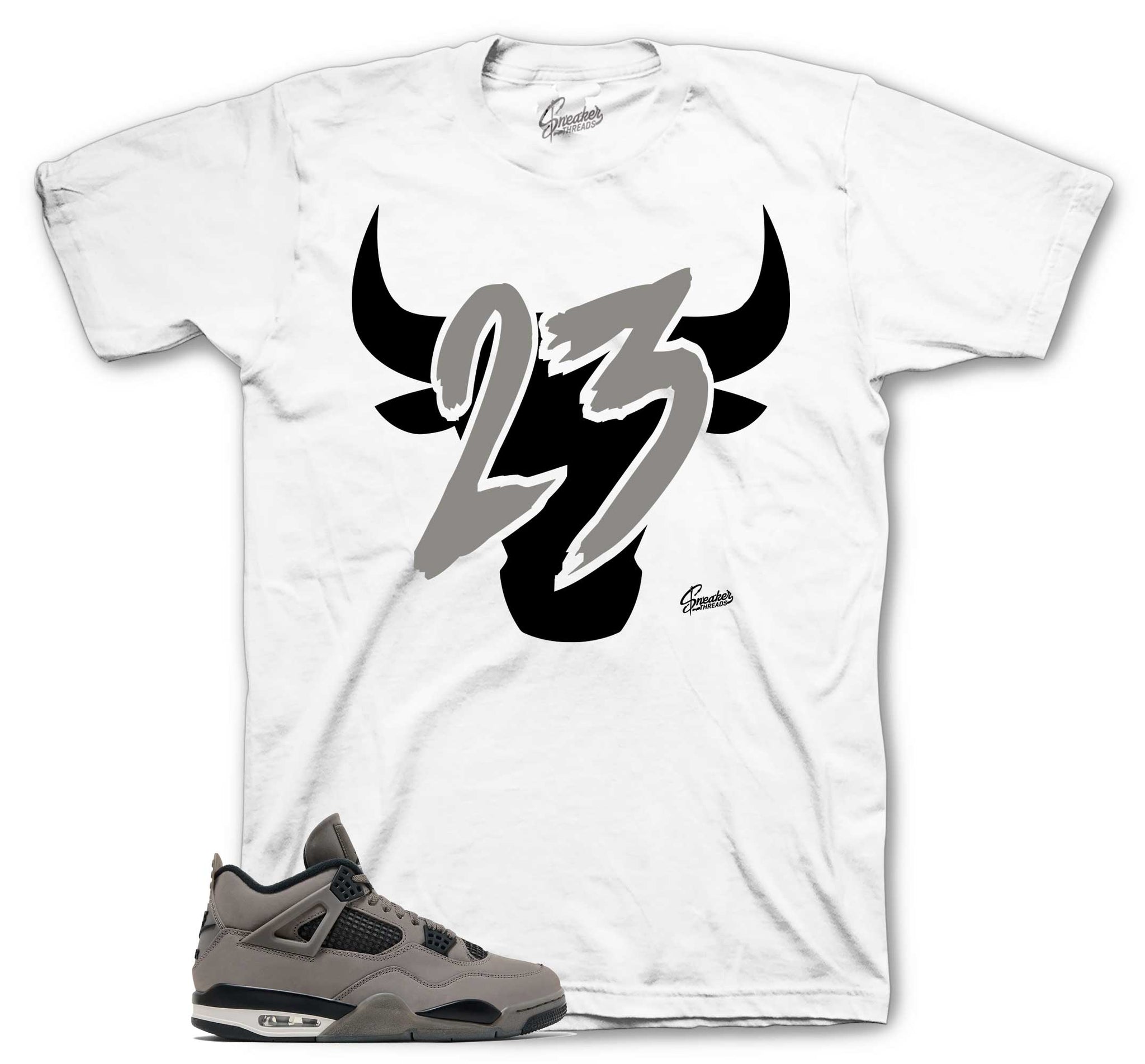 Retro 4 Cave Stone Shirt - Toro - White