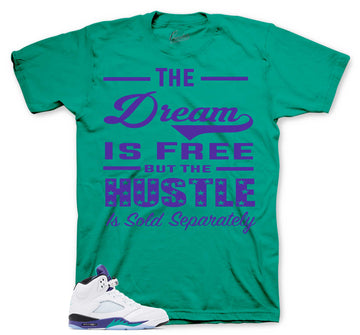 Retro 5 Alternate Grapes Shirt - Sold Seperately - Purple