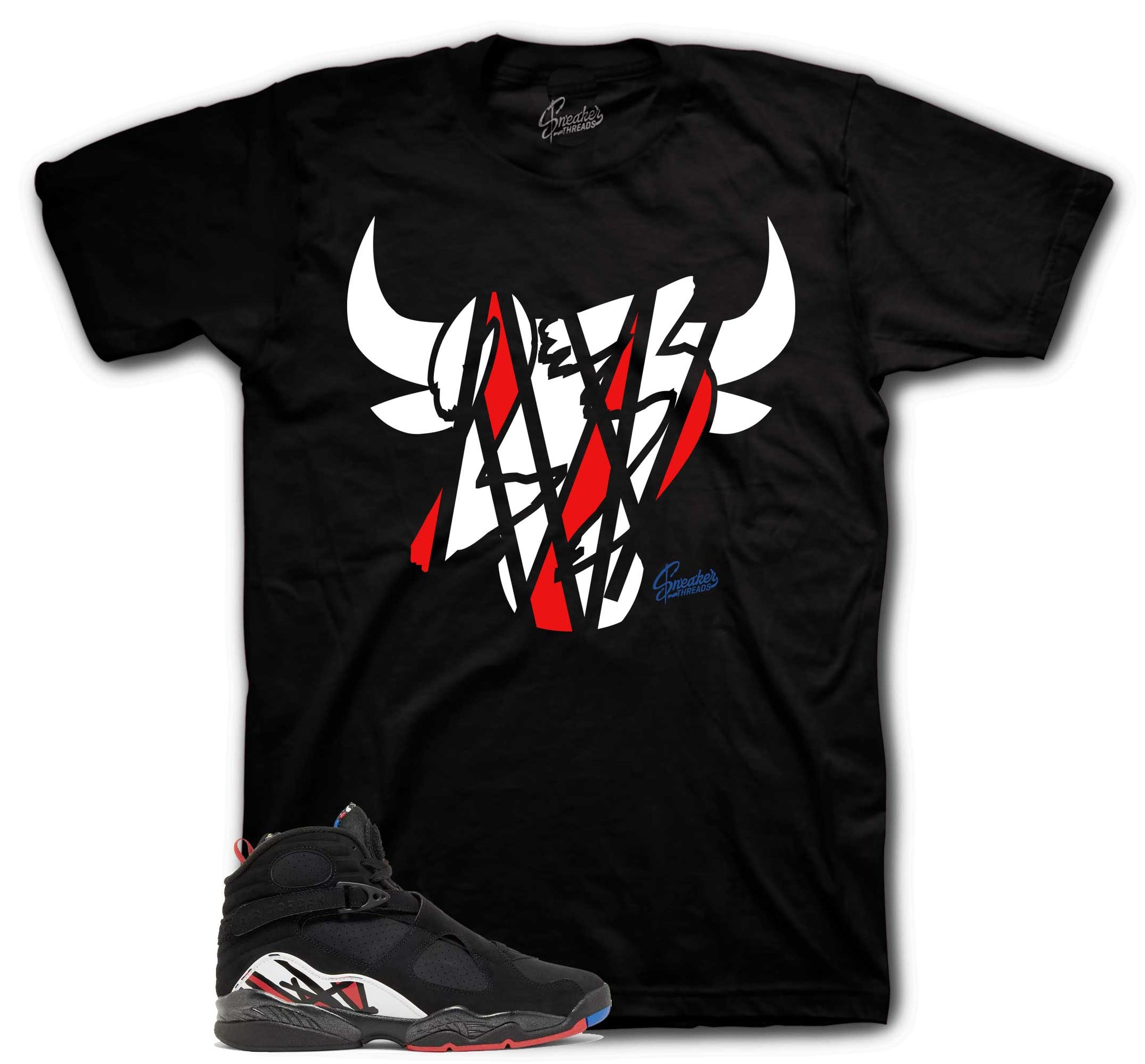 Retro 8 Playoffs Shirt - Bully - Black