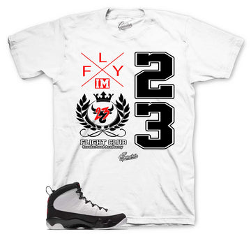 Flight Crest T-Shirt | Matches Jordan 9 OG (Copy) (Copy)