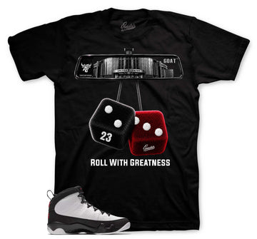 Rear View T-Shirt | Matches Jordan 9 OG
