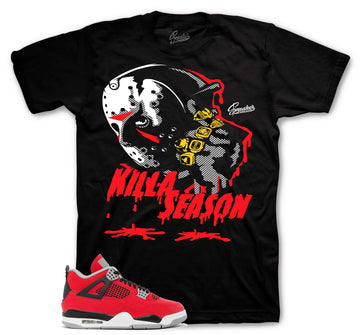 Retro 4 Toro Bravo Shirt - Killa Season - Black