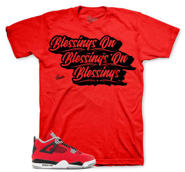Retro 4 Toro Bravo Shirt - Blessings - Red