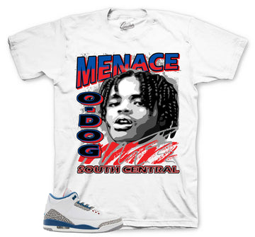 Retro 3 True Blue Shirt - Nineties