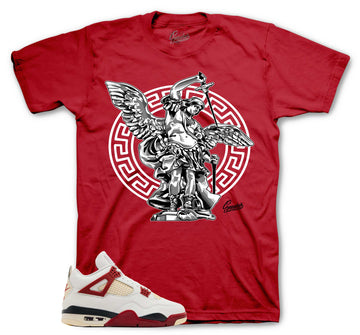 Retro 4 Brick After Brick Shirt - Archangel - Cinnabar