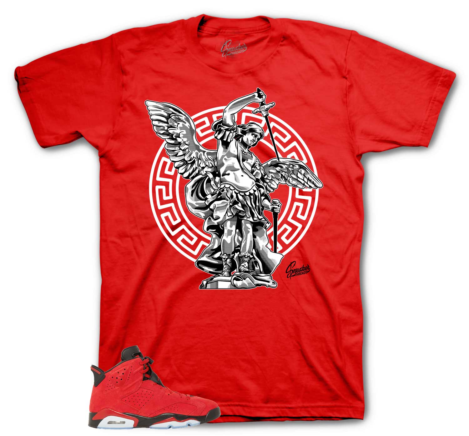 Retro 6 Toro Bravo Shirt - ST Michael - Red