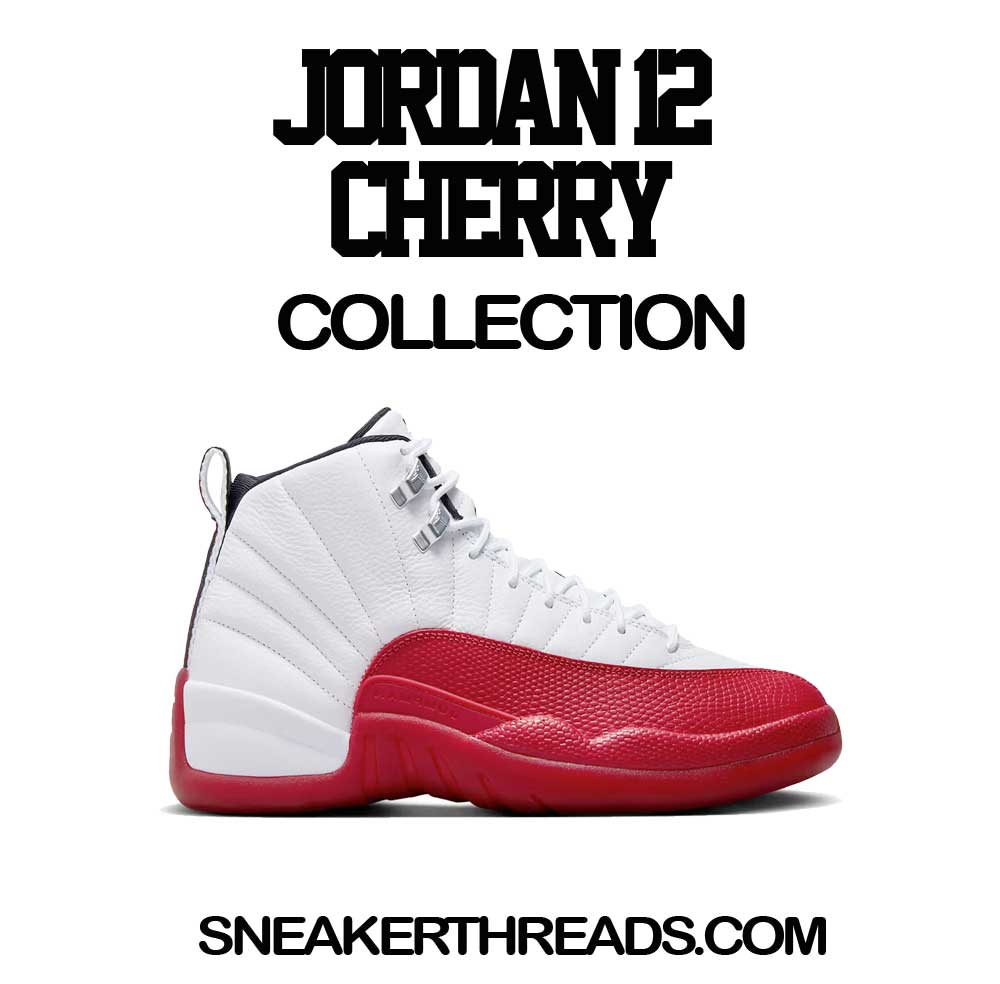 Retro 12 Cherry Hoody - Dunks N Jordans - Black