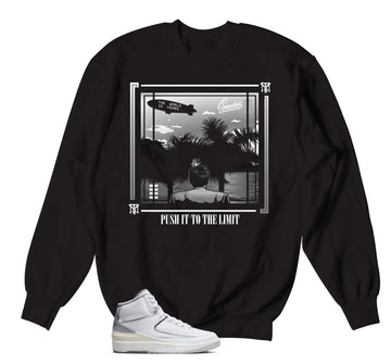 Retro 2 Cement Grey Sweater - World Is Yours - Black