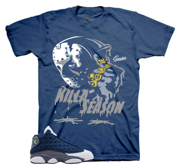Retro 13 Flint Shirt - Killa Season - Navy