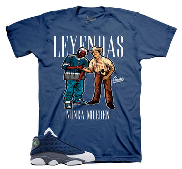 Retro 13 Flint Shirt - Leyendas - Navy