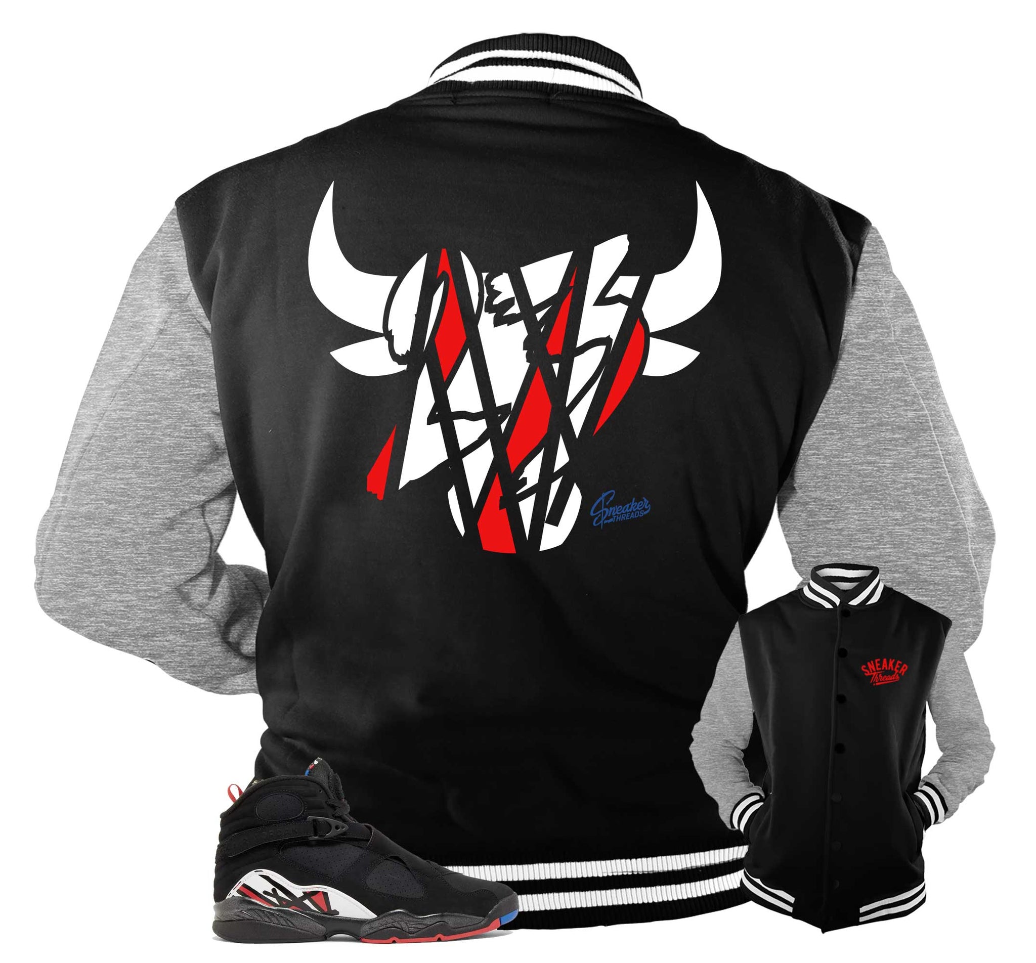 Retro 8 Playoffs Jacket - Bully - Black