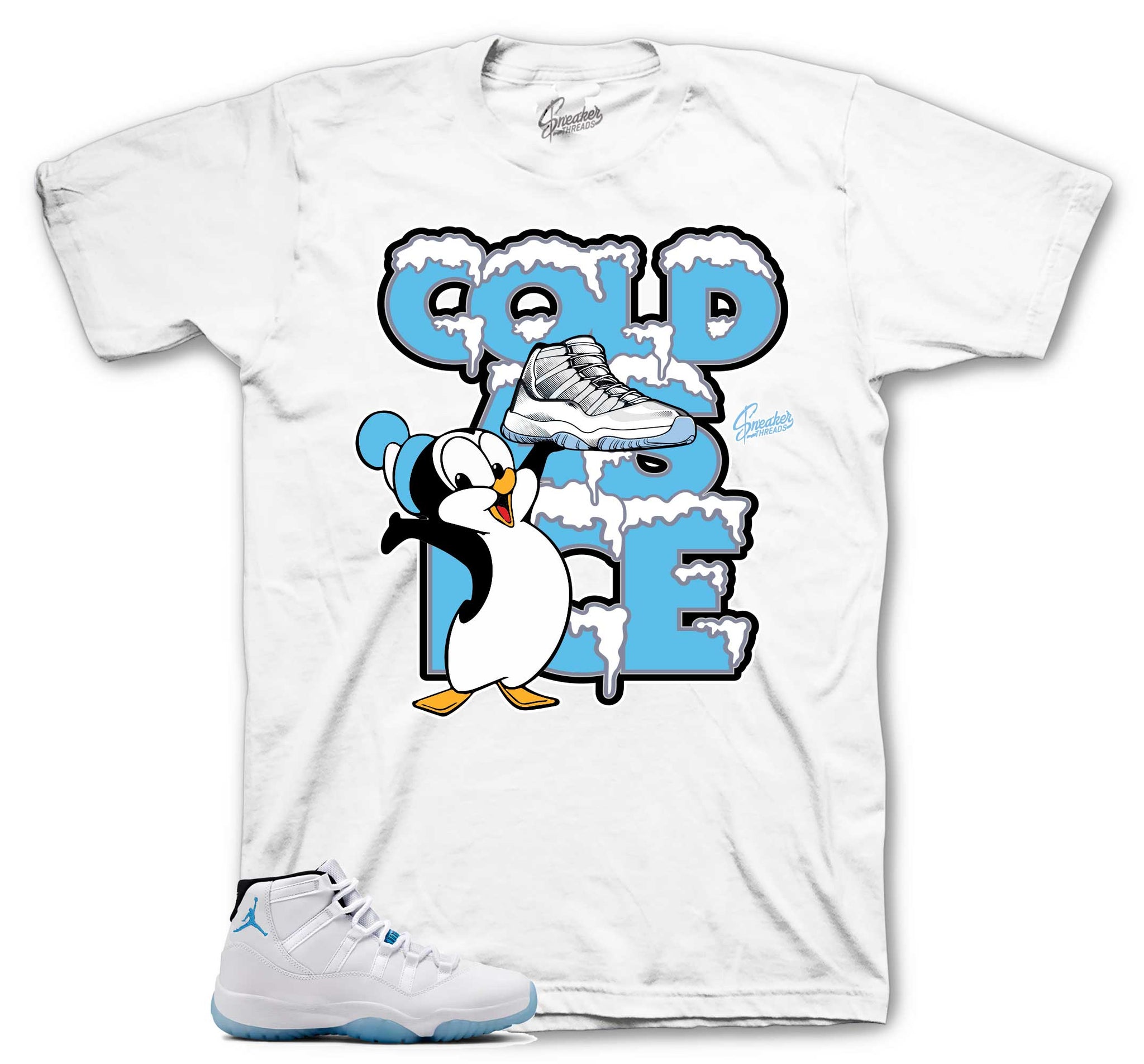 Retro 11 Legend Blue Shirt - Cold As ice