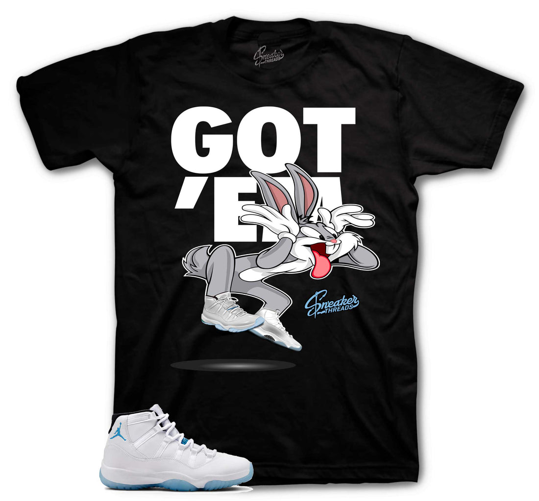 Retro 11 Legend Blue Shirt - Copped Em