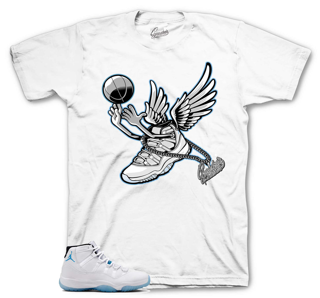 Retro 11 Legend Blue Shirt - Fly kicks