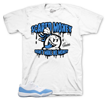 Retro 11 University Shirt - Scared Money - White