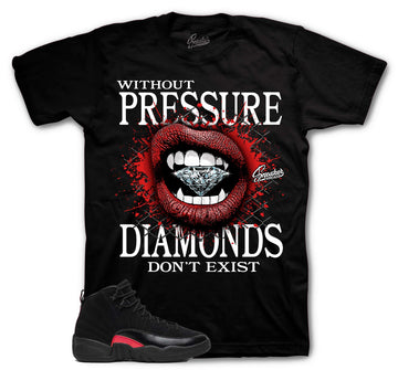 Retro 12 Bloodline Shirt - Without Pressure - Black