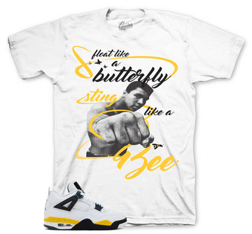 Retro 4 Tour Yellow Shirt - Sting - White