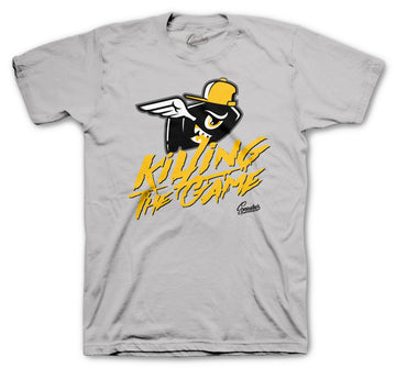 Retro 3 Cool Grey Shirt -Killing The Game - Grey