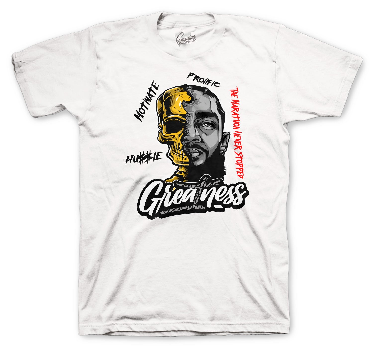 Retro 3 Cool Grey Shirt - Great Nip - White