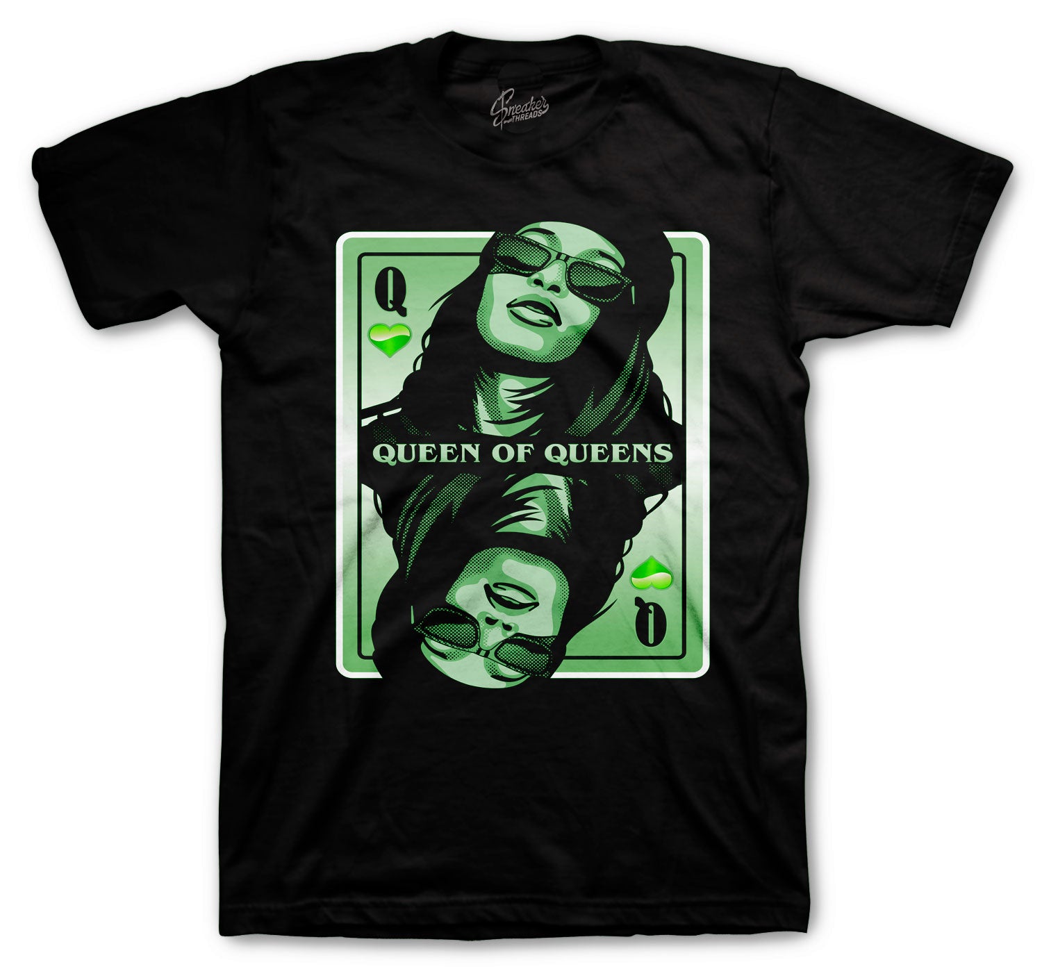 Retro 3 Pine Green Shirt - Queens - Black