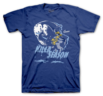 Retro 12 Indigo Shirt - Killa Season - Stone Blue