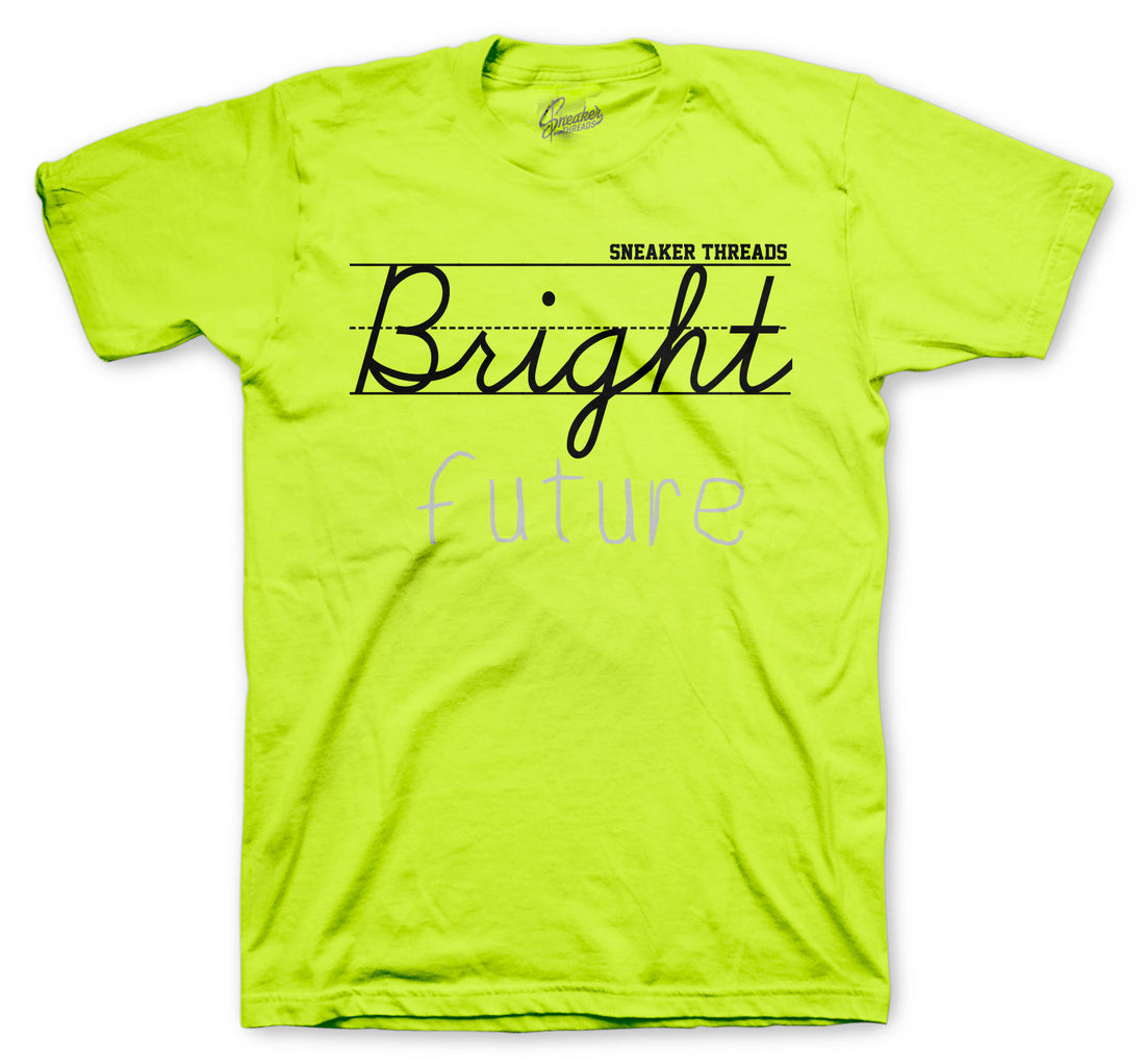 Jordan 4 neon volt sneaker collection matches with men tee collection 