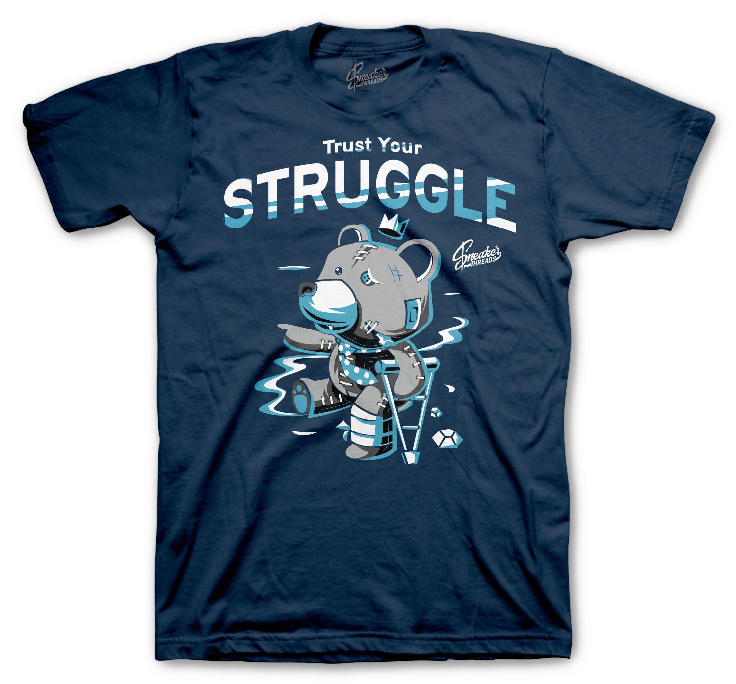 Retro 13 Obsidian Shirt - Trust Your Struggle - Navy
