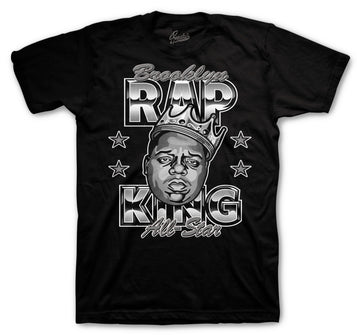 Retro 5 Moonlight Shirt - Rap King - Black
