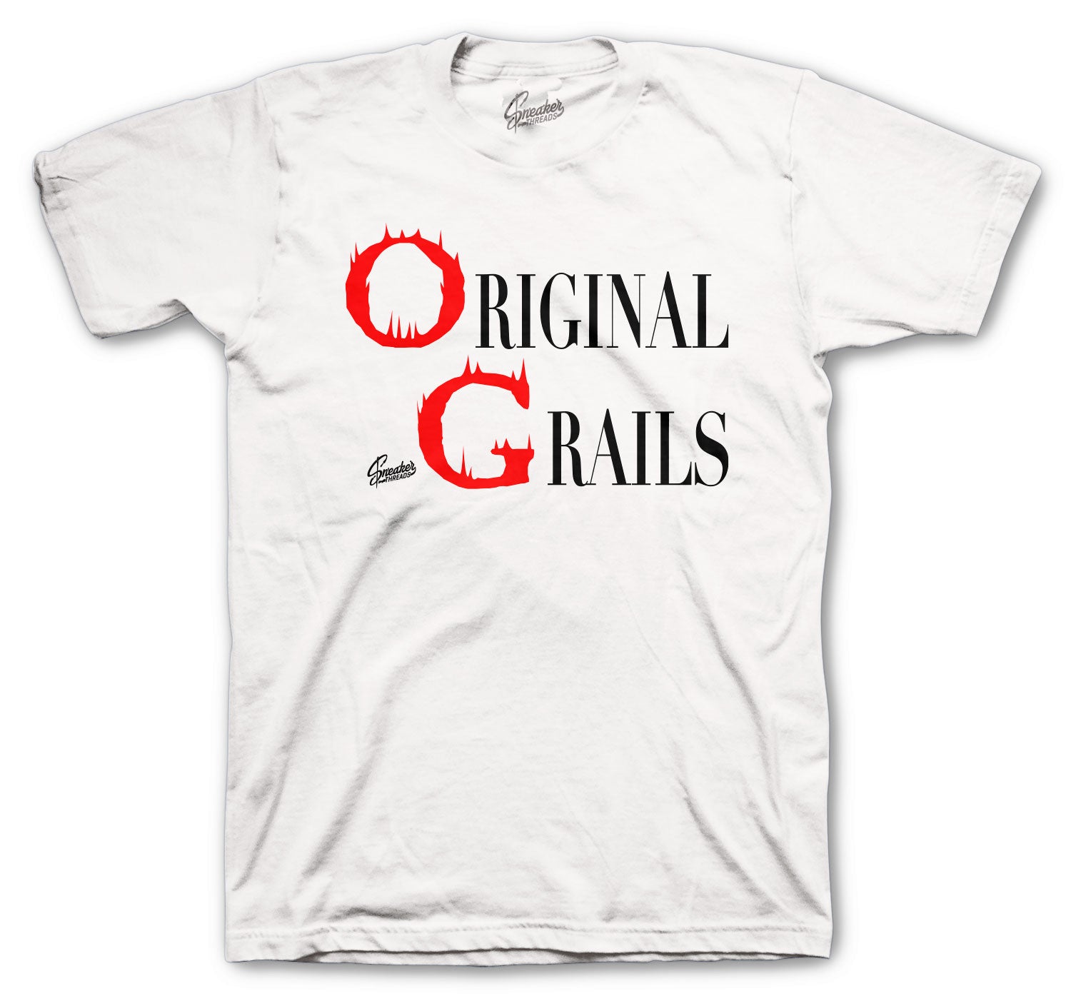 Fire Red Jordan 5 sneaker collection matches with tee collection 