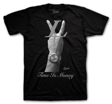 Retro 11 Jubilee Shirt -Time Is Money - Black