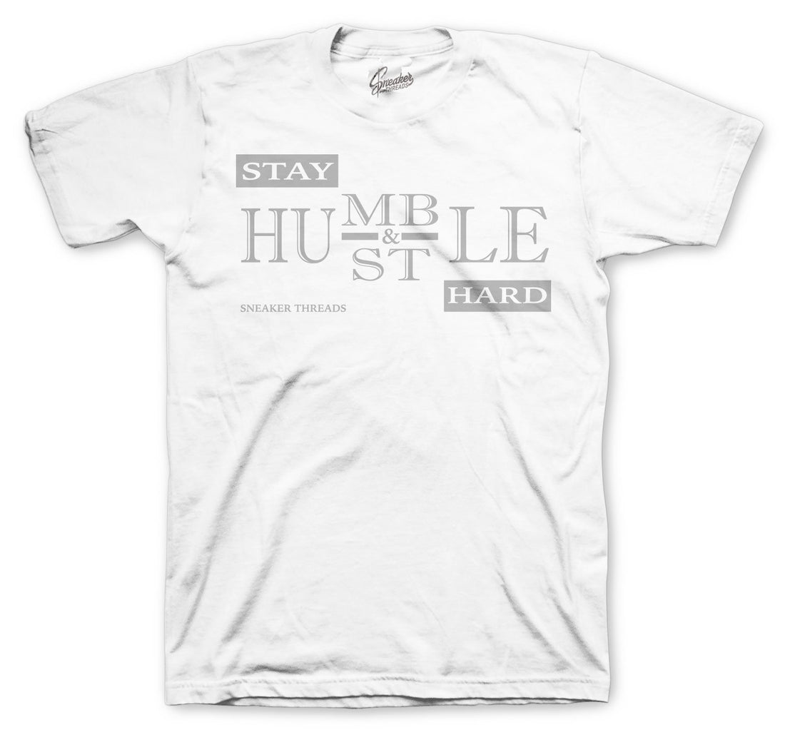 Stay Humble Shirt to match perfect with Metallic Silver 11's