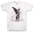 Burgundy Jordan 8 sneaker collection matches with mens t shirt