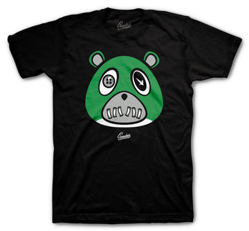 Retro 3 Pine Green Shirt - ST Bear  - Black
