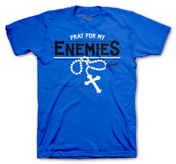 Blue Cement Jordan 13 sneaker collection matches with mens tees