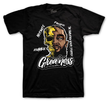 Dunk Hi Varsity Maize Shirt - Great Nip - Black