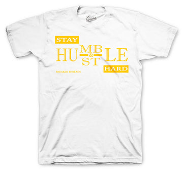 Retro 11 Citrus Shirt - Stay Humble - White