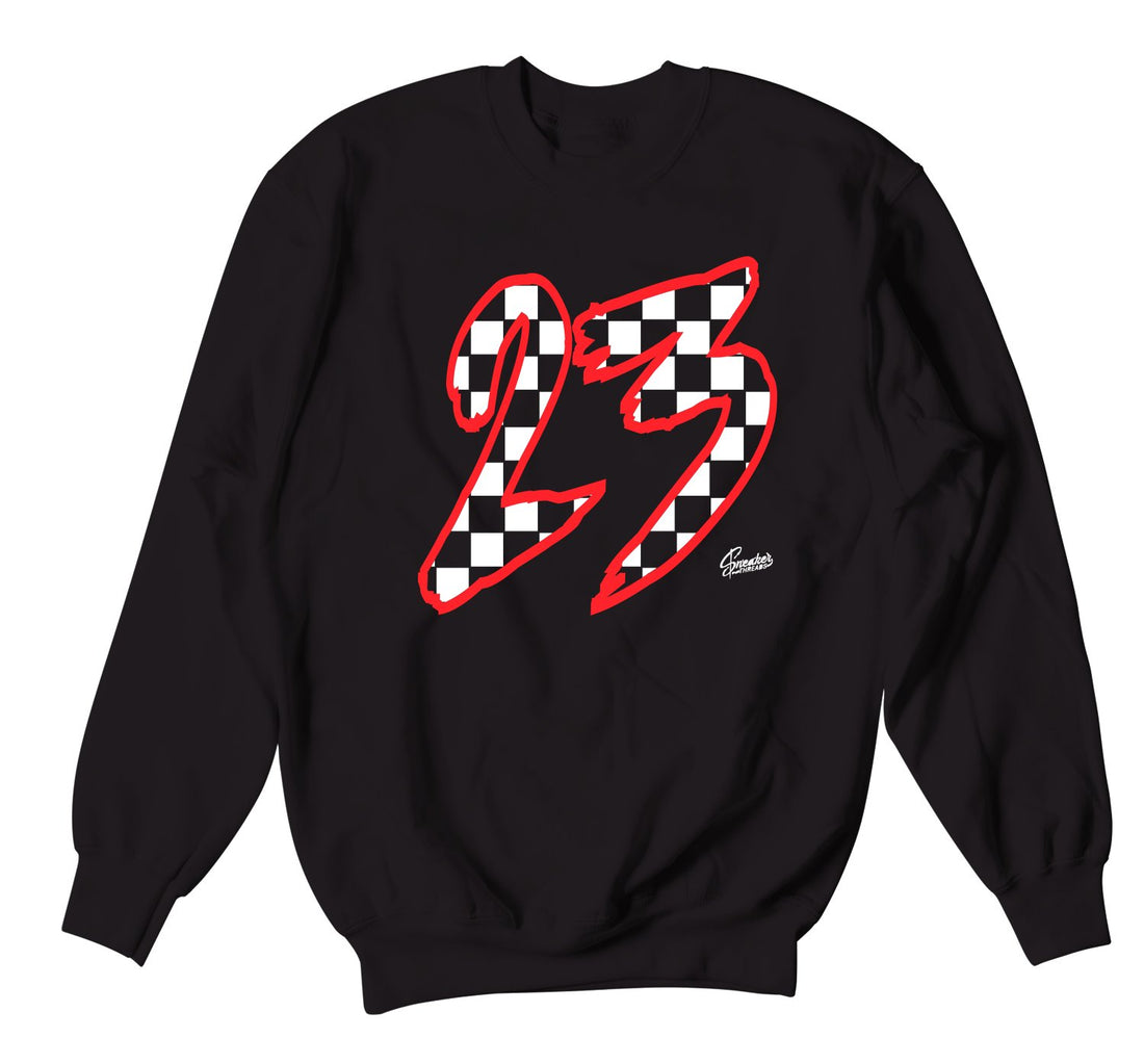 Jordan 23 Bred 11 Release Sweater Collection to match fresh fit