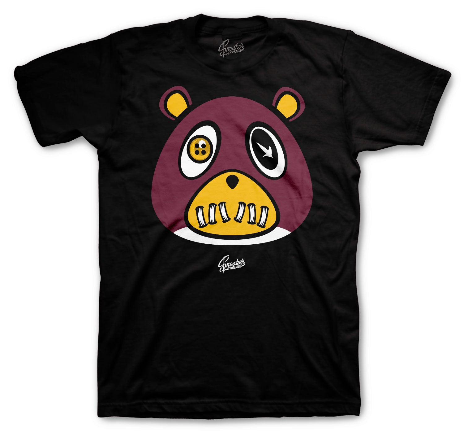 Retro 6 Bordeaux Shirt - ST Bear - Black
