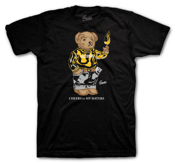 Retro 3 Cool Grey Shirt - Cheers Bear - Black