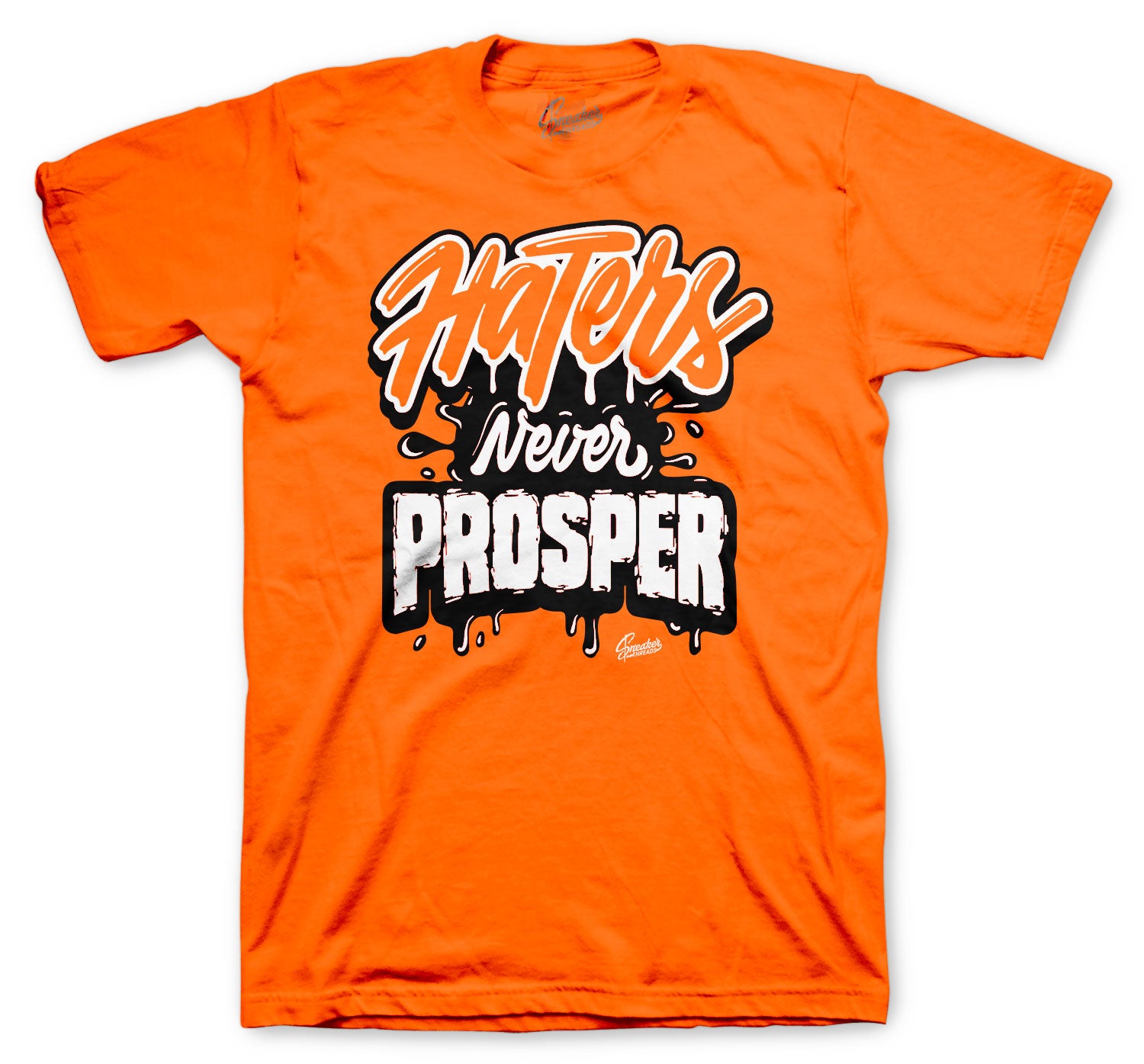 Retro 5 Orange Blaze Shirt - Never Prosper - Orange