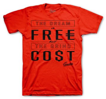 Retro 11 IE Bred Shirt - Cost - Red